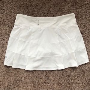 Pace Rival Skirt Tall (Skort) White